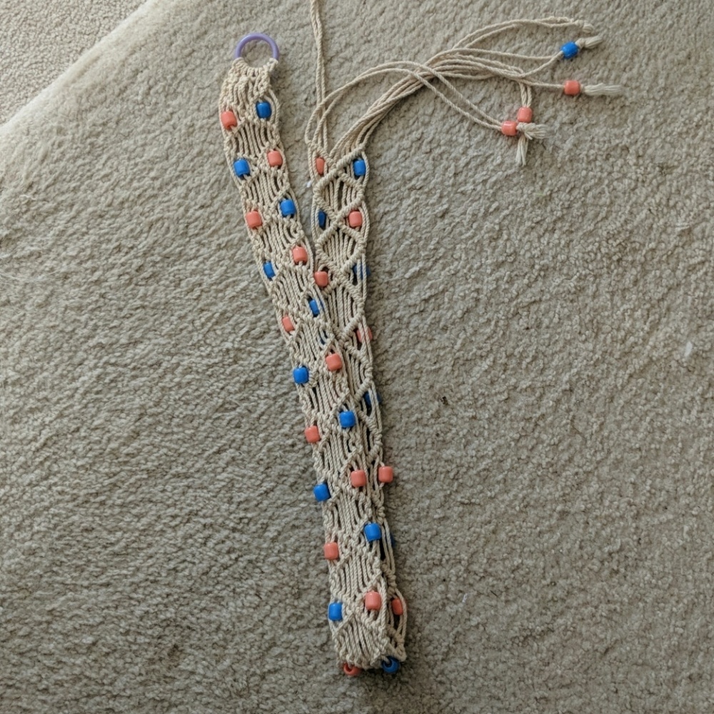 Beaded belt